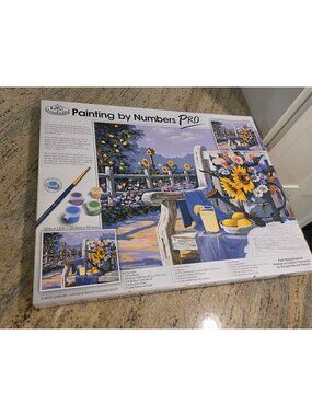 NEW Royal Langnickel 16 x 20 Painting by Numbers Pro Kit Sunflowers & Lemons